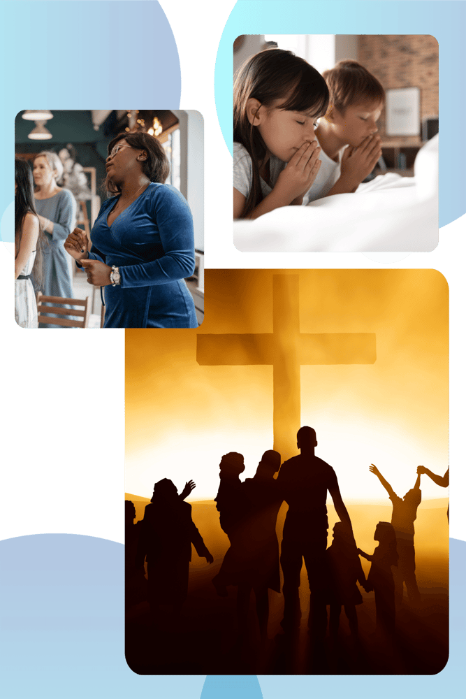Website Graphic Statement Why Praise Collage